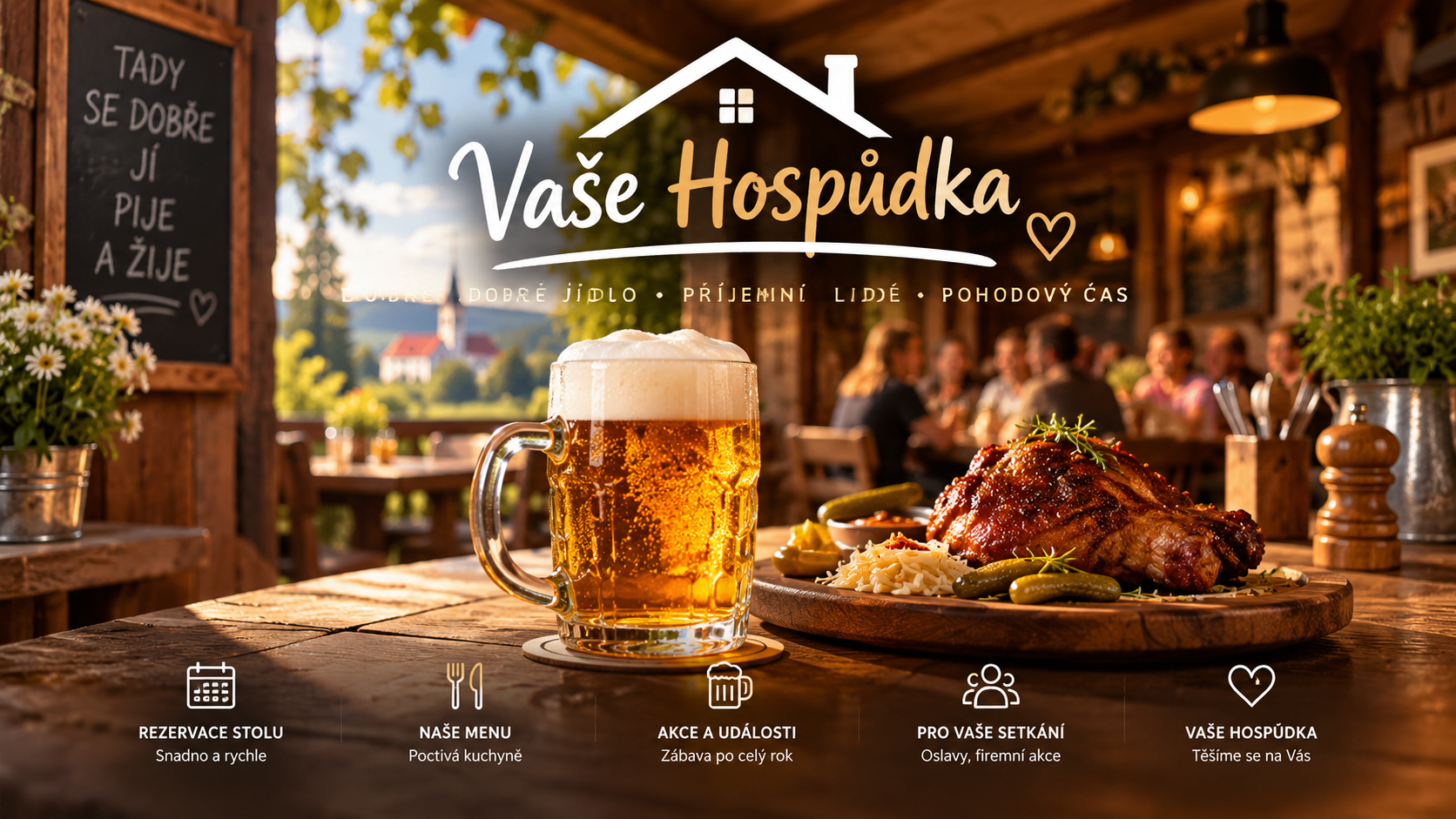 Vaše hospůdka – web pro hospůdky a restaurace